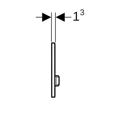 Geberit Sigma 50 Bedieningsplaat