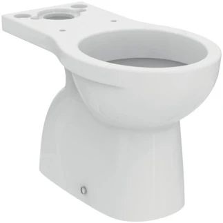 Easylux Alpha staand toilet 365 x 660 mm - wit - uitgang C/AO - met bevestiging