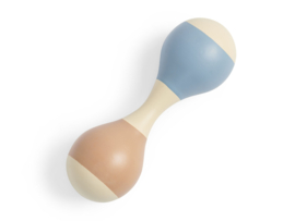 Houten rammelaar maracas - Blauw