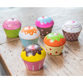 Cupcake Assortiment in Geschenkdoos - 6 stuks
