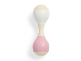 Houten rammelaar maracas Jollein - Roze