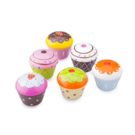 Cupcake Assortiment in Geschenkdoos - 6 stuks