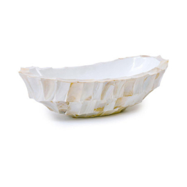 Pot Shell Crème ovaal