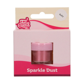 Funcakes edible funcolours sparkle dust Ruby