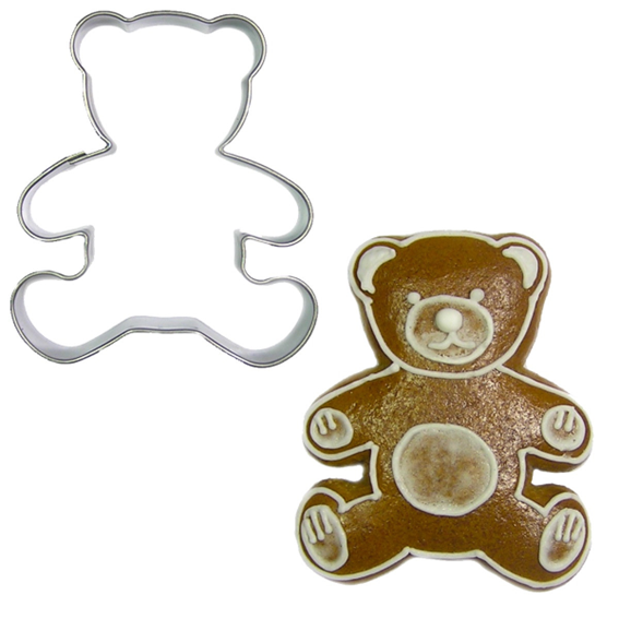 BrandNewCake Uitsteker Teddybeer RVS 6cm