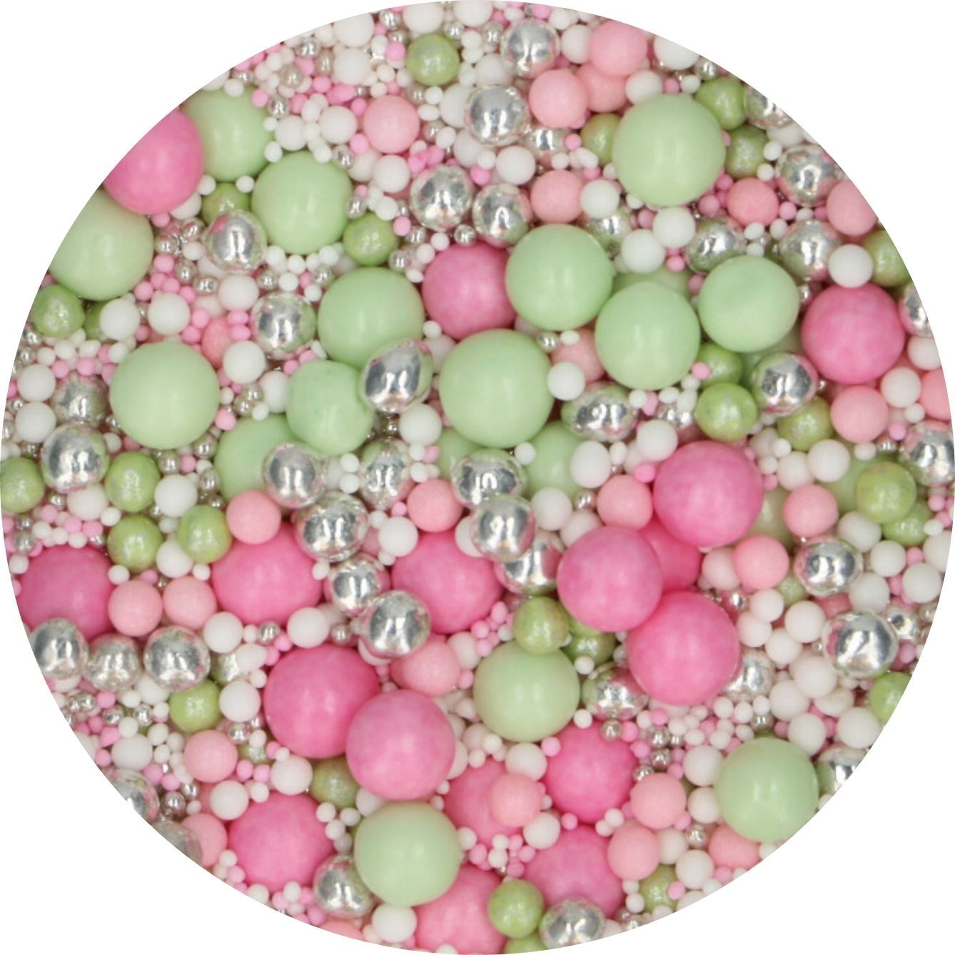 Funcakes Soft pearls mix rose garden 80g