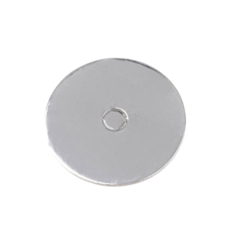 LOYAL Cake Card Geperforeerd Rond Zilver 12,5cm pk/10