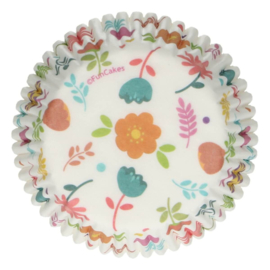 Funcakes baking cups floral pk/48