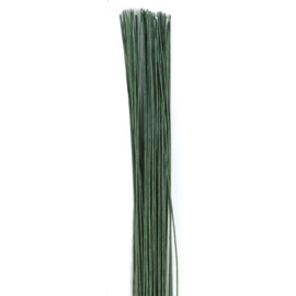 Culpitt floral wire Dark Green set/50   (24gauge)