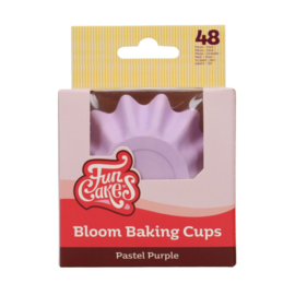 Funcakes Bloom baking cups Pastel Paars pk/48