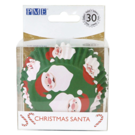 PME Foil Baking Cups Christmas Santa pk/30