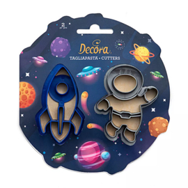 Decora Koekjes uitsteker Astronaut en Raket
