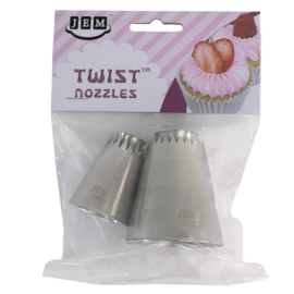 JEM twist nozzle sultan style 1 set/2