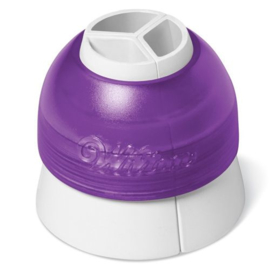 Wilton colorswirl tri-color large coupler