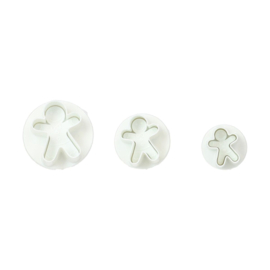 Wilton plunger cutter Gingerbread Man set/3