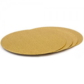 Decora cake board Ø 20 cm goud