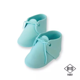 PME Suikerdecoratie Baby schoen Blauw 2 st. 11x5cm