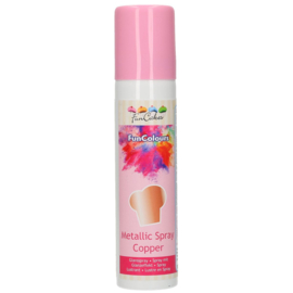 Funcakes funcolours Metallic Spray Copper 100 ml