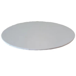 Glanzend witte 4mm dikke MDF cakeboards Ø23 cm
