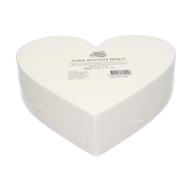 Funcakes taart dummy hart Ø25cmx7cm