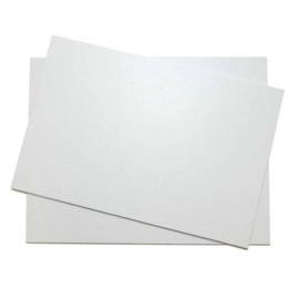 MDF cakeboards 33,5 x 25,5 cm - wit glans