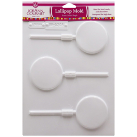 Lorann round lollipop sheet mold large