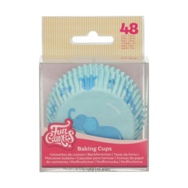 Funcakes baking cups baby boy pk/48