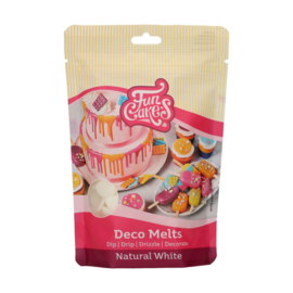 Funcakes Deco Melts Natural White- Geen E171- 250 g