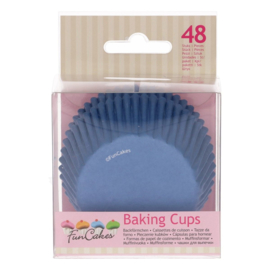 Funcakes baking cups royal blue pk/48