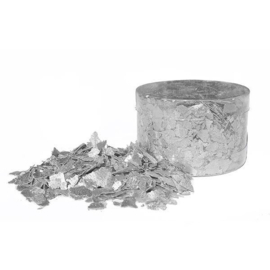 Crystal Candy Silver Moon Eetbare Cake Vlokken 7g