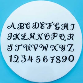 FMM Swirly Alphabet & Number Font