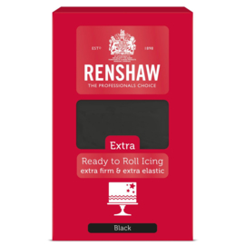 Renshaw rolfondant extra 1 kg Black