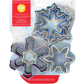 Wilton cookie cutter assorted Snowflake set/7