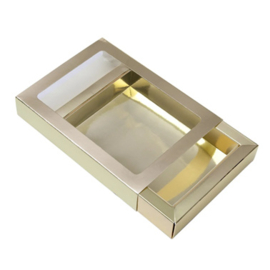 Chocolade letter doos GK7 Goud/Goud