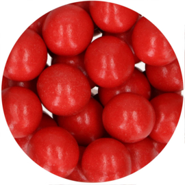 Funcakes choco crispy ballen Parelmoer Rood