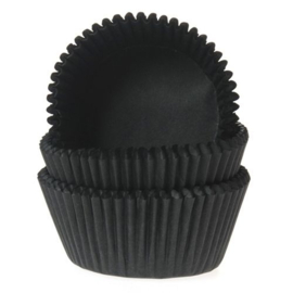 House of Marie Baking cups Black pk/50