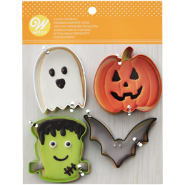 Wilton Cookie Cutter Bat/Pumpkin/Ghost/Frankenstein