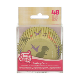 funcakes baking cups dino pk/48