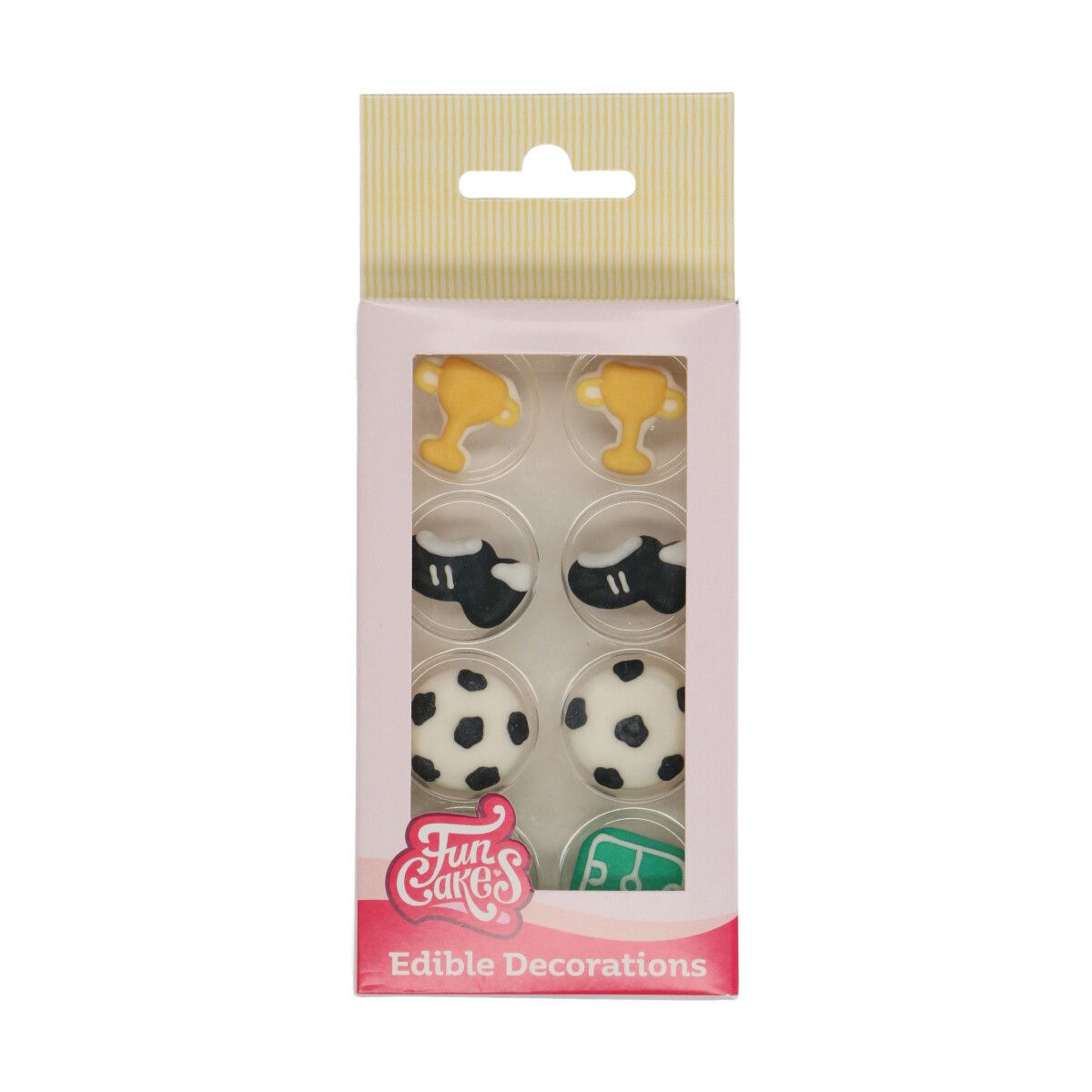 Funcakes Suikerdecoratie voetbal set/8