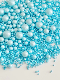 Blue pearl sprinkles mix