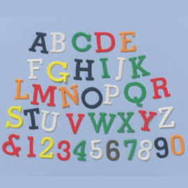 FMM alphabet & numbers tappits upper case