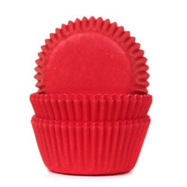 House of Marie mini baking cups Rood pk/60