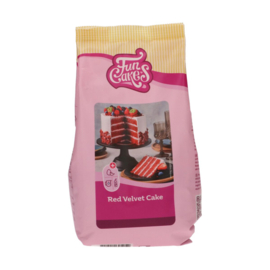 Funcakes bakmix voor Red Velvet Cake 500g