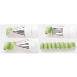 Wilton decorating tip #104 petal carded