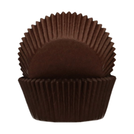 Funcakes baking cups brown pk/48