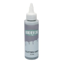 BrandNewCake Glitter Drip Zilver 125g