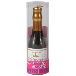 Culpitt taartkaars Champagne fles  10cm