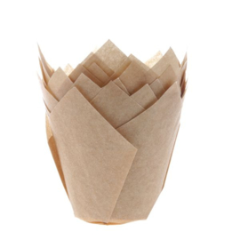 House of Marie muffin cups tulp Kraft pk/36