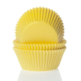 House of Marie mini baking cups Geel  pk/60