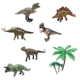 Dinosaurus/Dinopark Taartset set/8